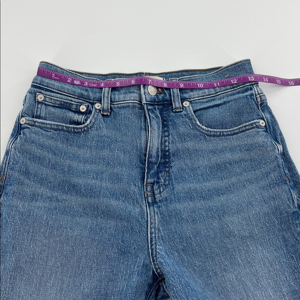 Madewell the‎ 90s straight High-Rise Jeans closet staple capsule wardrobe clean - Picture 4 of 10